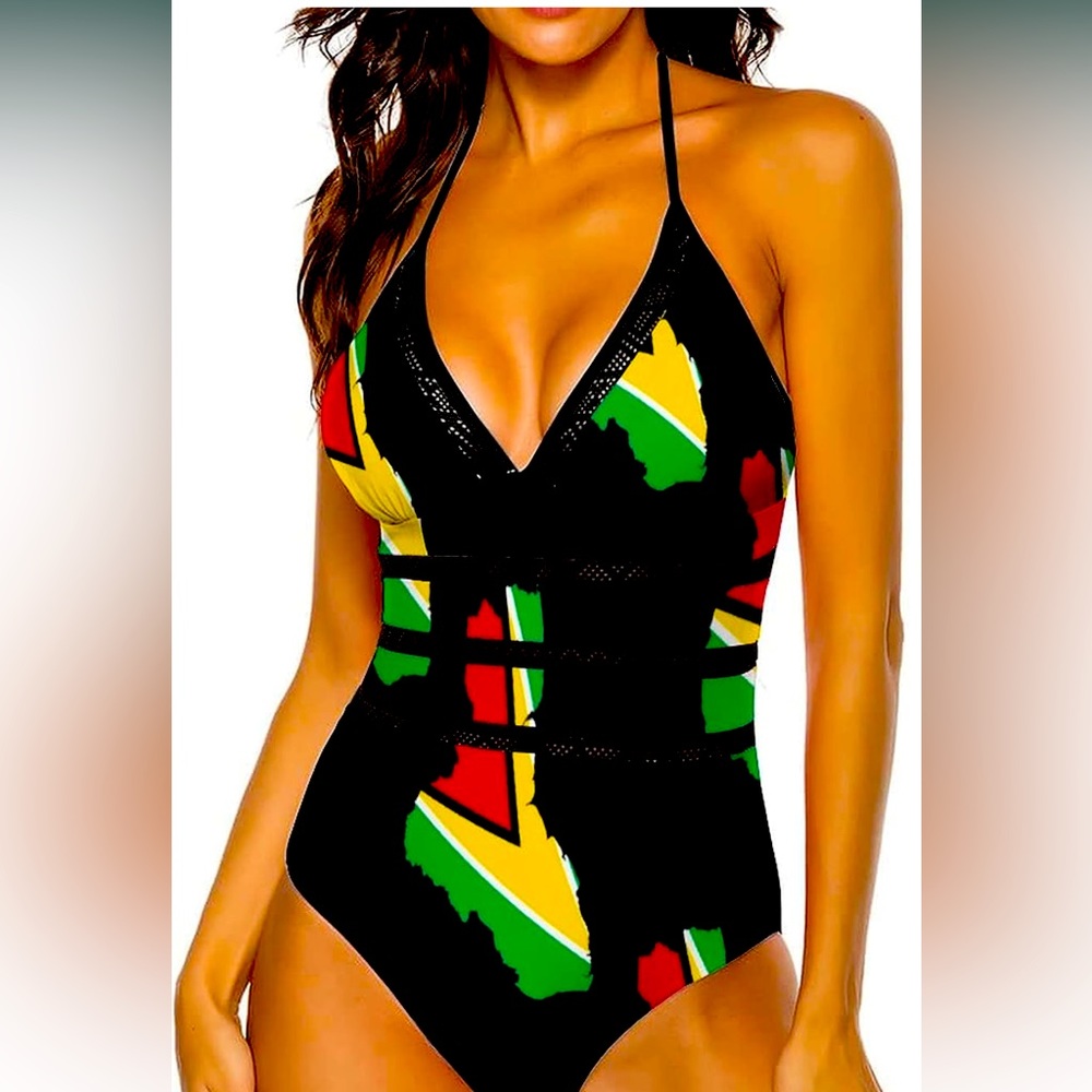 Guyana one piece swimsuit NWT